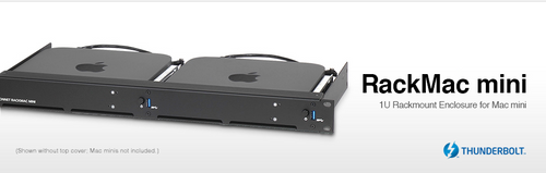 Sonnet RackMac mini - 1U Rack Kit for 2 Mac minis 2010 to current Intel and M1/M2 series Mac mini Sonnet RackMac mini - 1U Rack Kit for 2 Mac minis 2010 to current Intel and M1/M2 series Mac mini